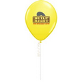 11" Qualatex Round Standard Color Latex Balloon (3-5 Color Imprint)